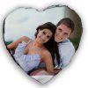 Pizarra natural personalizada forma de corazón pequeña