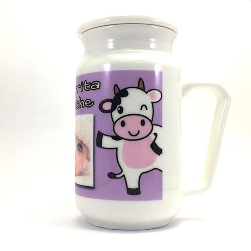 Jarra de leche personalizada con fotos 450ml - Interfilm tienda